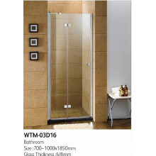 Hinge Shower Door Wall to Wall Wtm-03D16